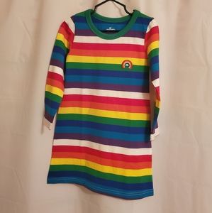 Toddler dress (rainbow color) new without tag.